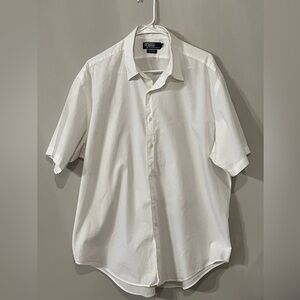 Ralph Lauren Marlowe Mens Button Front Shirt Multicolor Plaid Short Sleeve Sz XL